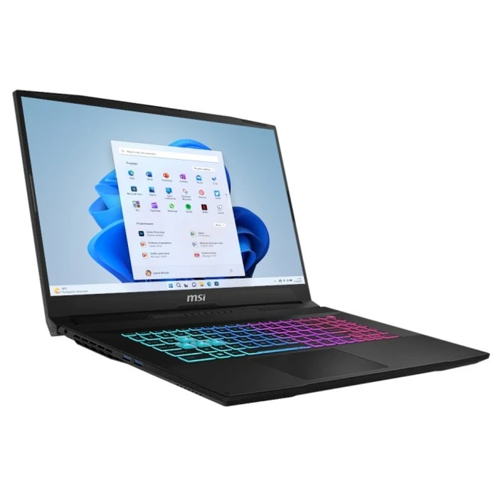 MSI Katana 17 B14WFK-400XPL - Φορητός υπολογιστής Gaming 17,3 ιντσών / i7-14650HX / 16GB / 512GB SSD / RTX 5060 / Windows 11 Home / Μαύρο