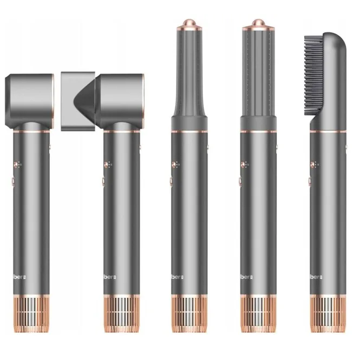 Webber HD4 5w1 Heat Styling Brush / Dryer - Silver