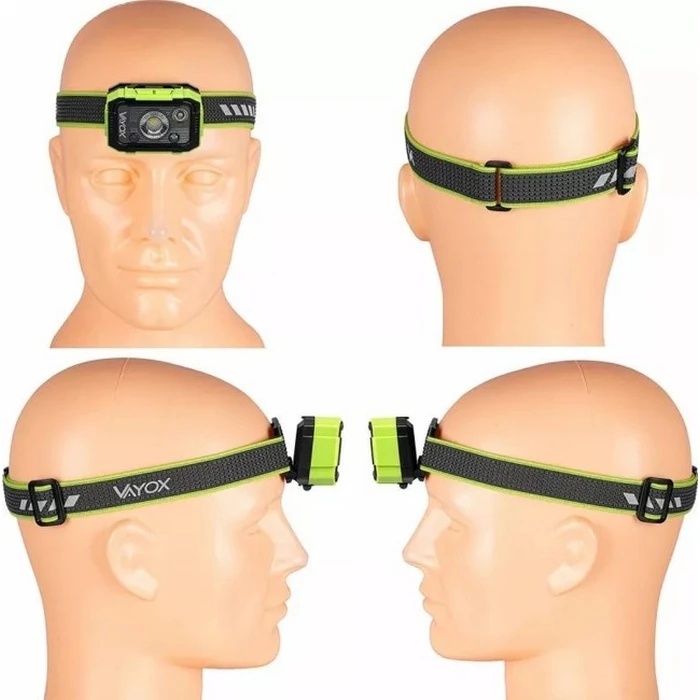 Φακός Κεφαλής Vayox VA0415 DUAL HAMMER 500lm Pro Series (επαναφορτιζόμενος)