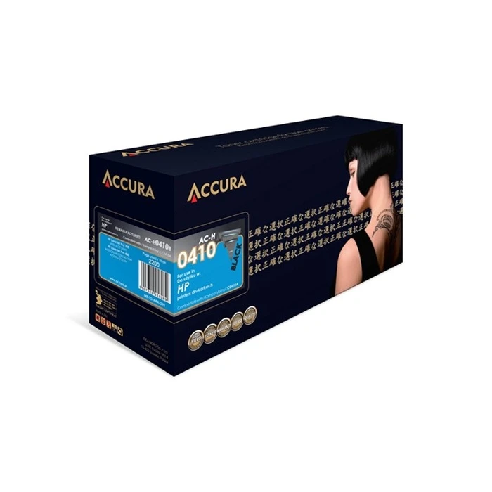 Accura τόνερ συμβατό με HP 305A (CE410A) - Μαύρο - 2200 σελίδες - Ανακατασκευασμένο
