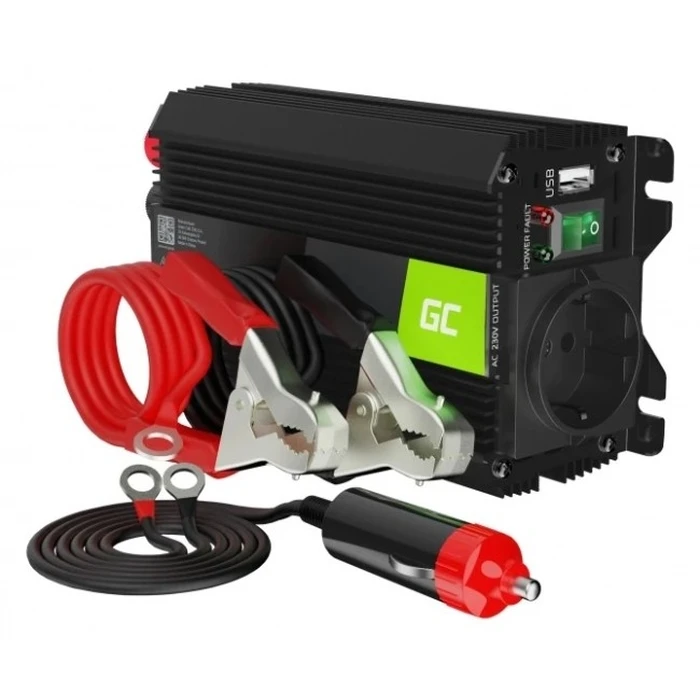 Μετατροπέας 24V DC σε 230V AC Green Cell PRO 300W (600W κορυφής) - Τροποποιημένο ημιτονοειδές