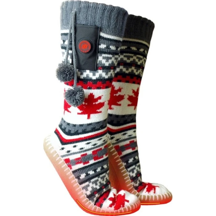 Glovii Heated Slippers with Socks, 36-43, Multicolour