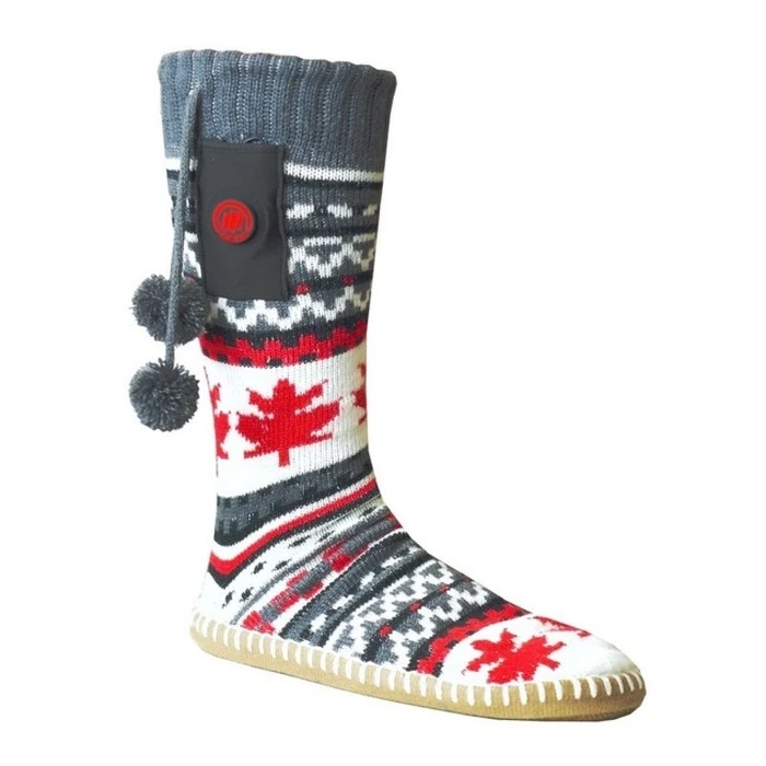 Glovii Heated Slippers with Socks, 36-43, Multicolour