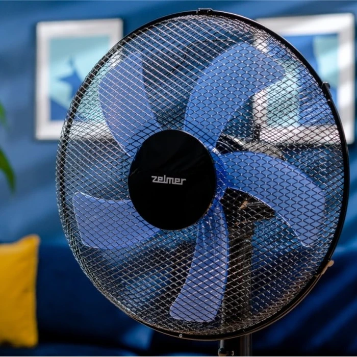Ανεμιστήρας Zelmer ZTF0400 40 cm, 50W, 5 ταχυτήτων, επιτραπέζιος/δαπέδου, μαύρος