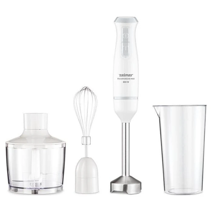 Zelmer Pulsar Deluxe Max ZHB4562S Hand (Immersion) Blender — Gray