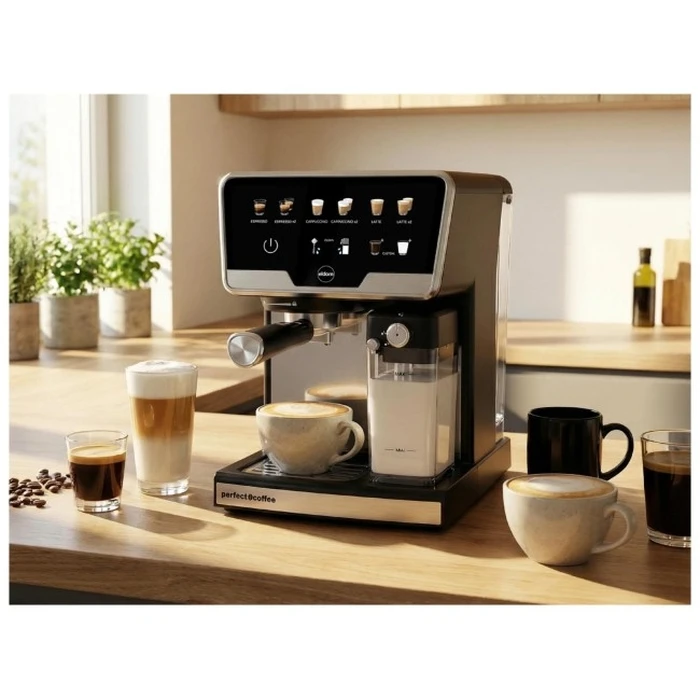 Eldom ECK1 Espresso Coffee Machine, inox (silver)