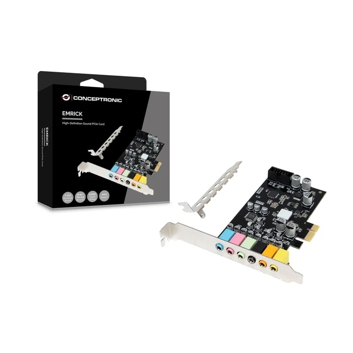 CONCEPTRONIC Sound PCIe Κάρτα 7.1CH S/PDIF έως 24Bit/192kHz (EMRICK15B)