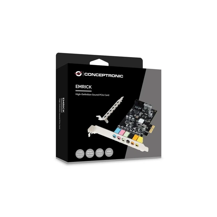 CONCEPTRONIC Sound PCIe Κάρτα 7.1CH S/PDIF έως 24Bit/192kHz (EMRICK15B)