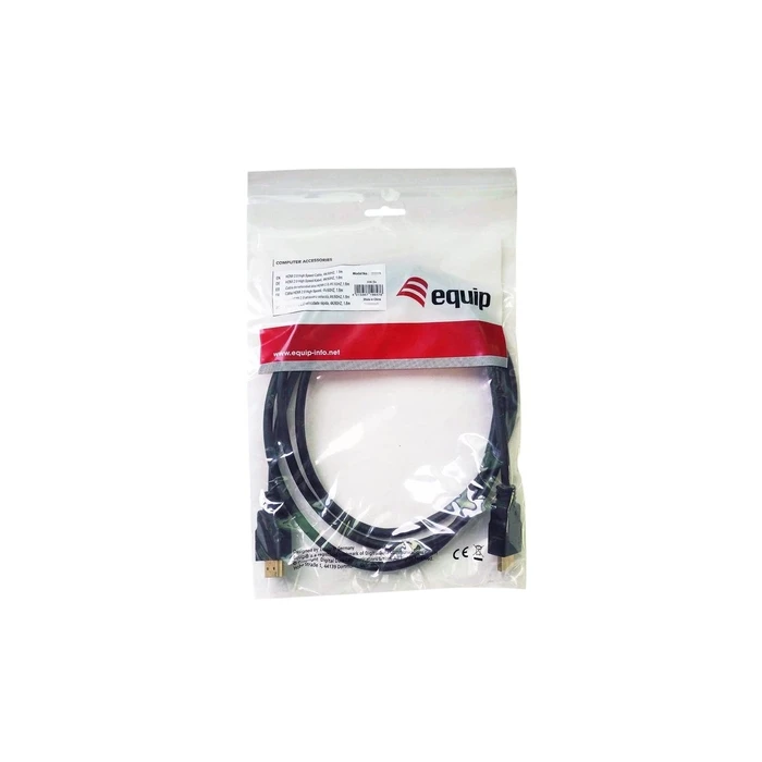Equip HDMI HS Ethernet 2.0 18Gbps 4K/60Hz 0.50m Black