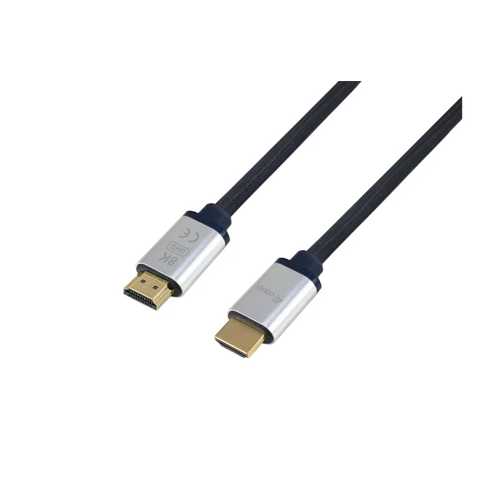 Equip HDMI UHS Ethernet 2.1 48Gbps 8K/60Hz 0.5m Black (119387)