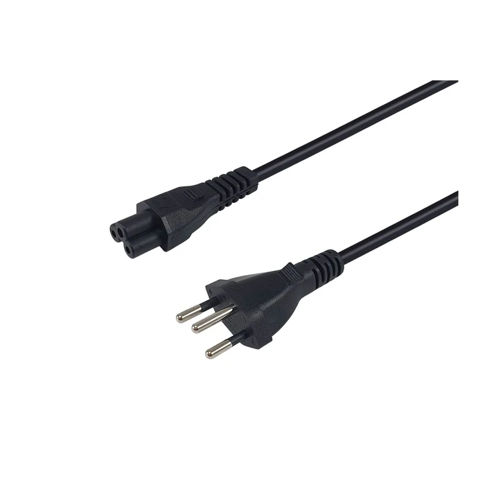 Equip IEC C5 - IEC C5 Καλώδιο Τροφοδοσίας 1.8m Μαύρο