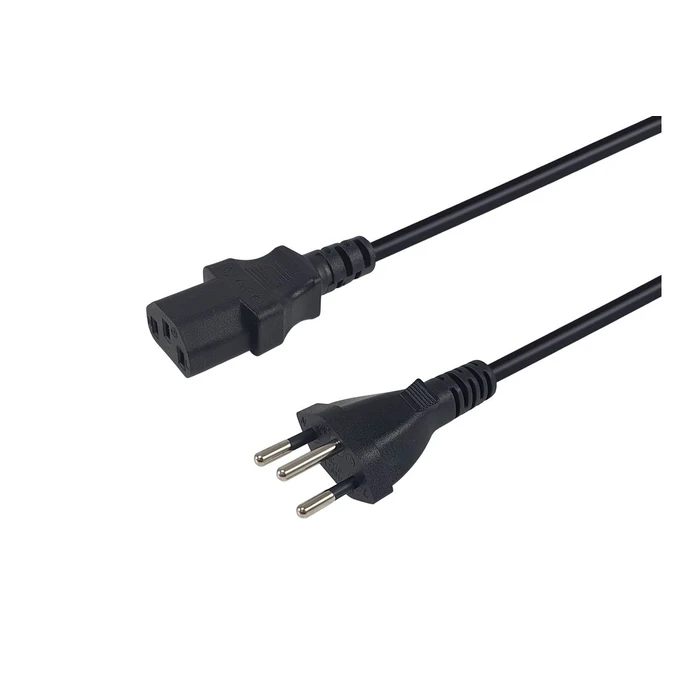 Equip Power Cable IEC C13 to IEC C13 3m Black