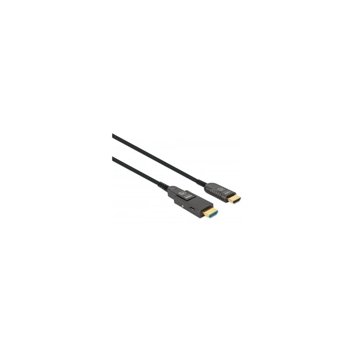 Manhattan High-Speed HDMI Active Optical Cable (Detachable) HDMI A (to) Micro HDMI D — 70 m — 4K@60Hz — Model 355544