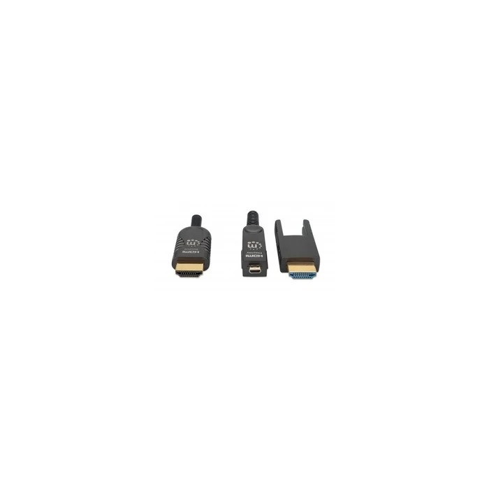 Manhattan High-Speed HDMI Active Optical Cable (Detachable) HDMI A (to) Micro HDMI D — 70 m — 4K@60Hz — Model 355544