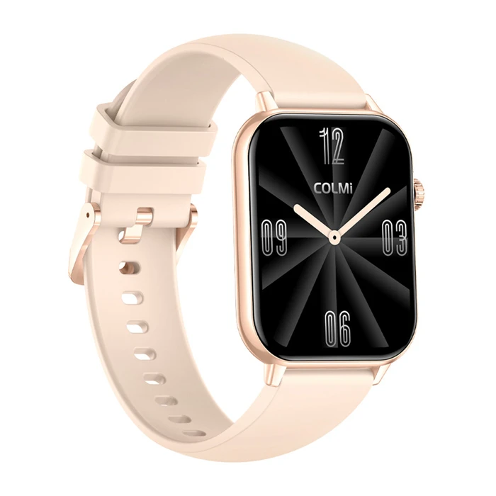 Colmi C28 Smartwatch με Παλμογράφο (Χρυσό) - Λουράκι Σιλικόνης