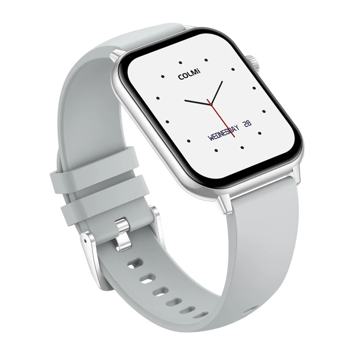 Colmi C28 Smartwatch με Παλμογράφο (Ασημί)