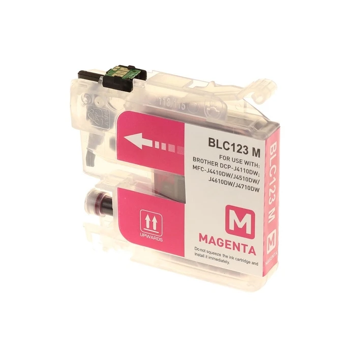 G&G Compatible Ink Cartridge NP-B-0123XLM for Brother LC-123M, Magenta - 1 pc