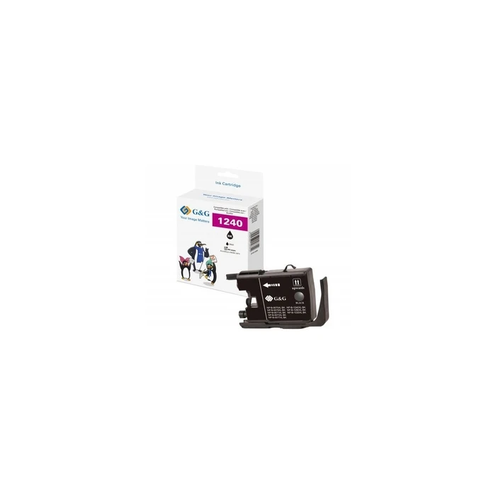 G&G Compatible Ink Cartridge for Brother LC-1240BK — Black (SKU: 592008, EAN: 6942383157312, MPN: 14510)