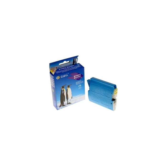 G&G Compatible Inkjet Cartridge for Brother LC-1000C/LC-970C Cyan 400 Pages 1pc (NP-B-0051C)