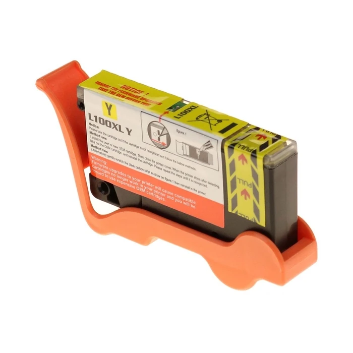 G&G Compatible Ink Cartridge for Lexmark 100XL / 14N1095E (Yellow) - SKU 592120