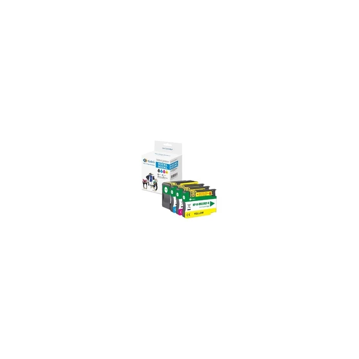 G&G 4x XL Ink Cartridges Compatible with HP 932XL/933XL (C2P42AE) - 4-pack (BK,C,M,Y), MPN 14794, SKU 592132, EAN 6942383156575