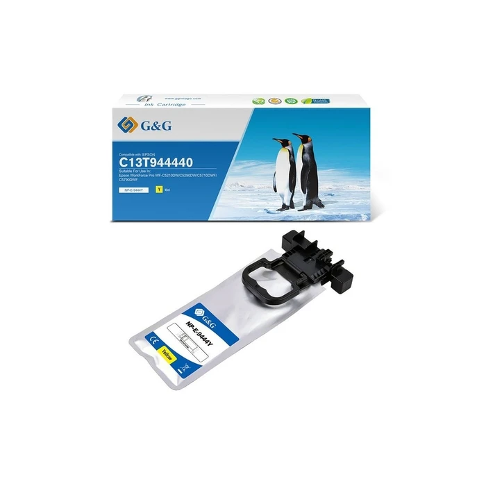 G&G Compatible Inkjet Cartridge for Epson C13T944440 Yellow 3000 Pages 1pc NP-E-9444Y