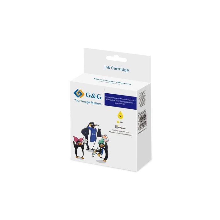 G&G Compatible Ink Cartridge for Epson 604XL - Yellow (MPN 20551, SKU 592306)