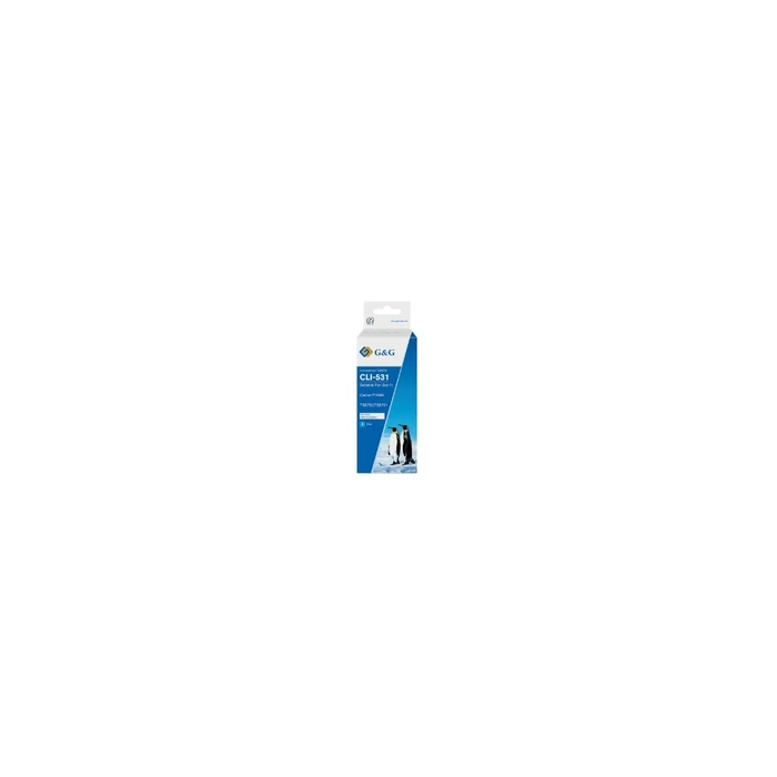 G&G Compatible Ink Cartridge for Canon CLI-531C (Cyan) - SKU 592366