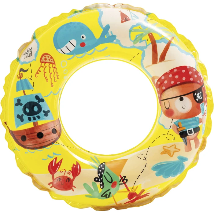 Σωσίβιο Intex Transparent Rings (3 ΣΧΕΔΙΑ) 61cm