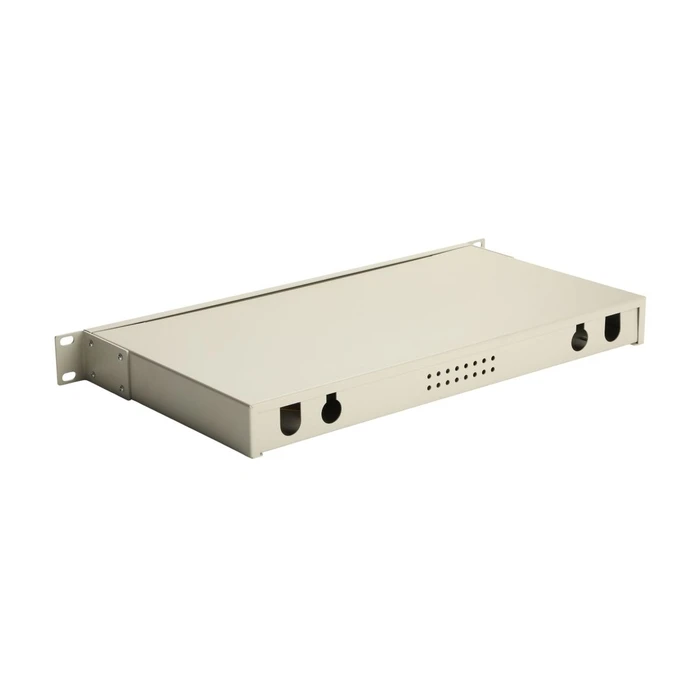 Equip LWL Splice Box 24-Port SC-Duplex OM4 19" 1U complete gray (SKU 592420, MPN 337315)