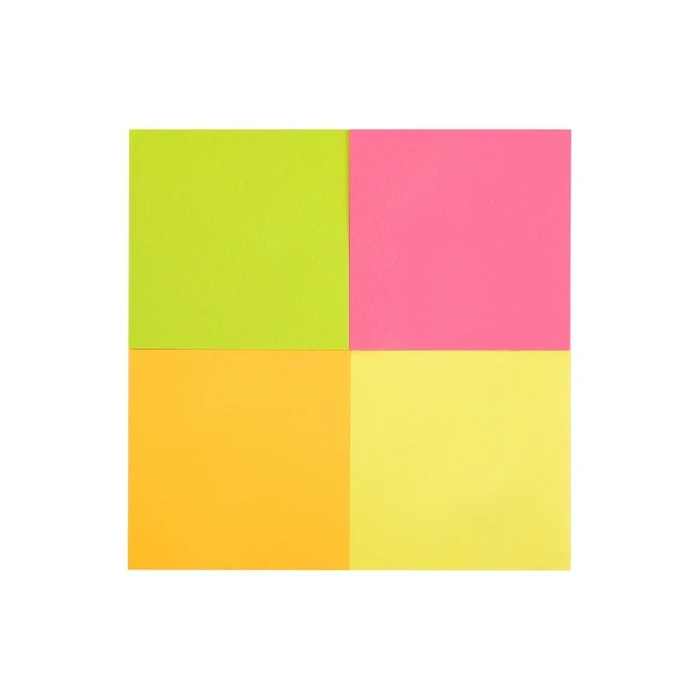DELI EA03003 Sticky Notes 76 x 76 mm (7.6 x 7.6 cm), 400 sheets, colored