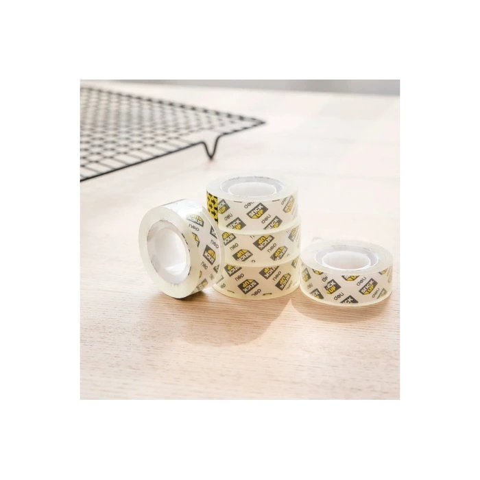 DELI Κολλητική Ταινία 18 mm x 18 m διαφανής, 8 τεμάχια (D260304)