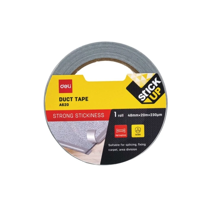 DELI Gewebeklebeband 48 mm x 20 m, ασημί
