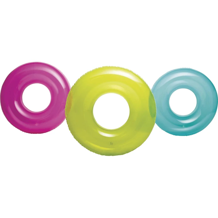 Σωσίβιο Intex Transparent Tube 76cm Ροζ