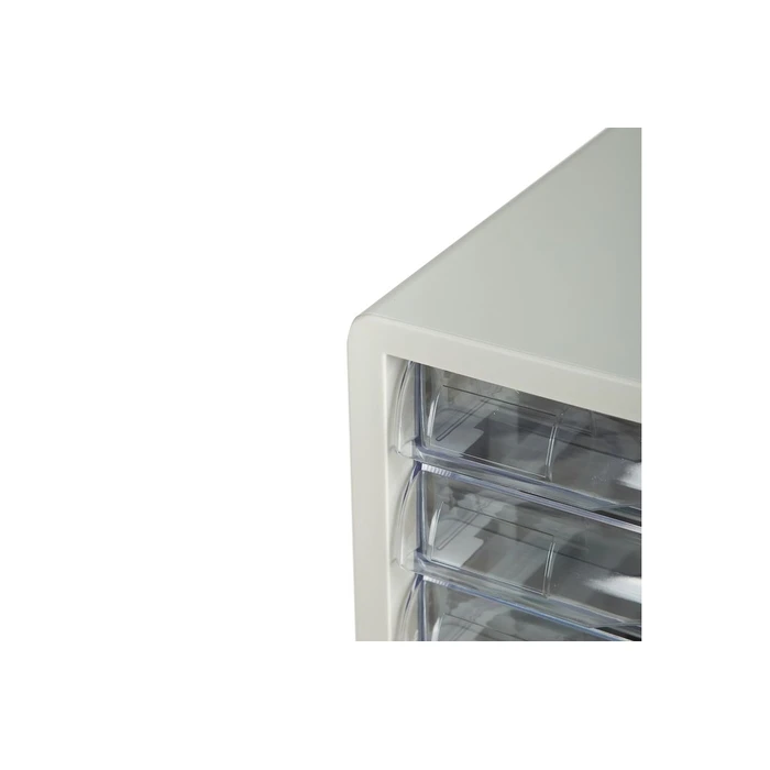DELI 5-Drawer Filing Box A4 27.5x34x26 cm Light Gray (MPN D360181)