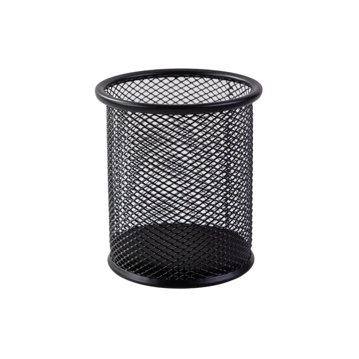 deli Metal Pencil Holder Black 10x9 cm (Model D420190) - 1 pc
