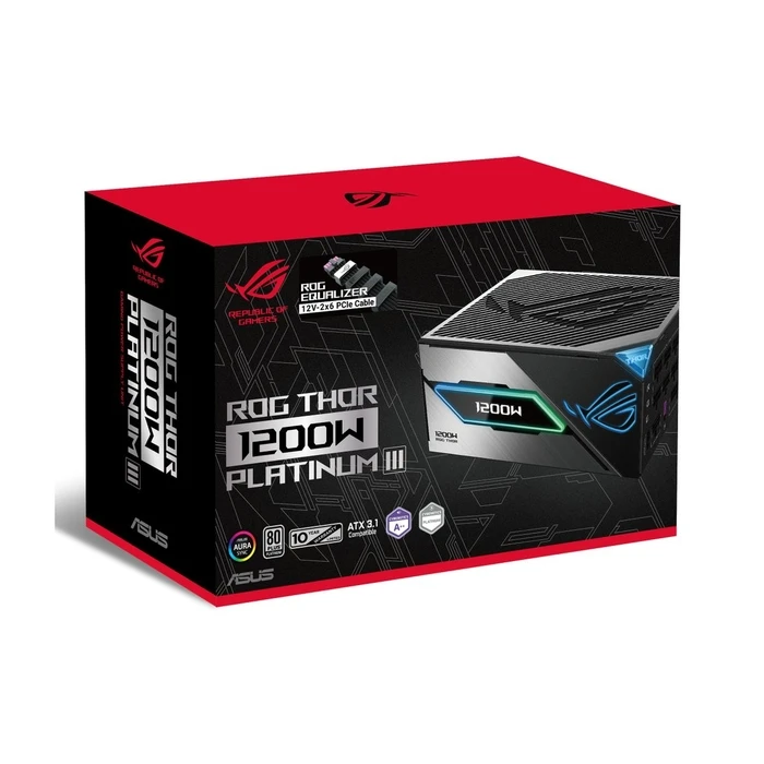 Asus ROG Thor Platinum III 1200W Full Modular 80 Plus Platinum Μαύρο Τροφοδοτικό Υπολογιστή