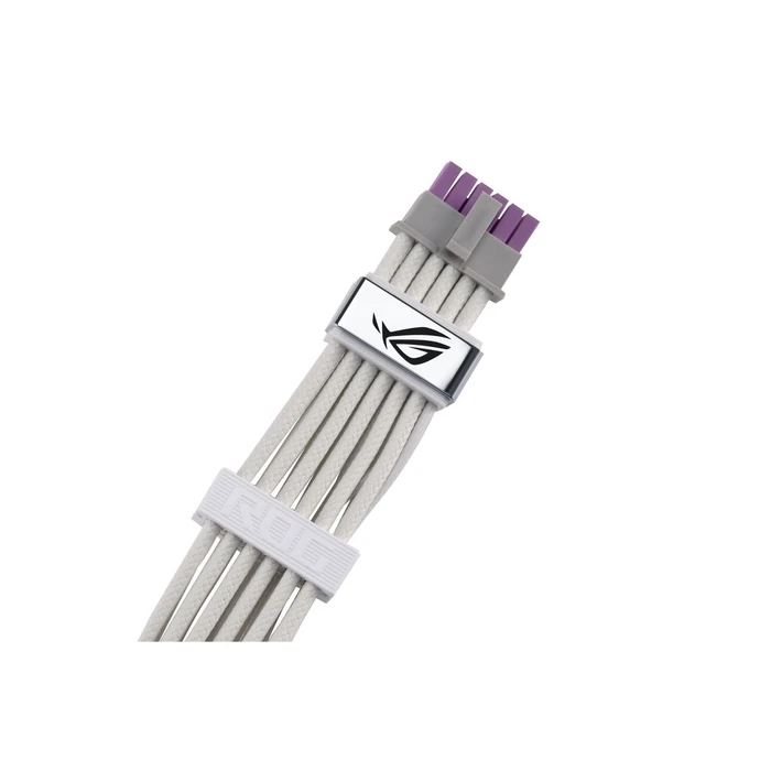 ASUS ROG Equalizer White 12V 2x6 PCIe Power Cable (MPN 90YE00BP-B0QA00)