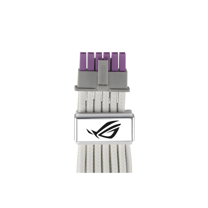 ASUS ROG Equalizer White 12V 2x6 PCIe Power Cable (MPN 90YE00BP-B0QA00)
