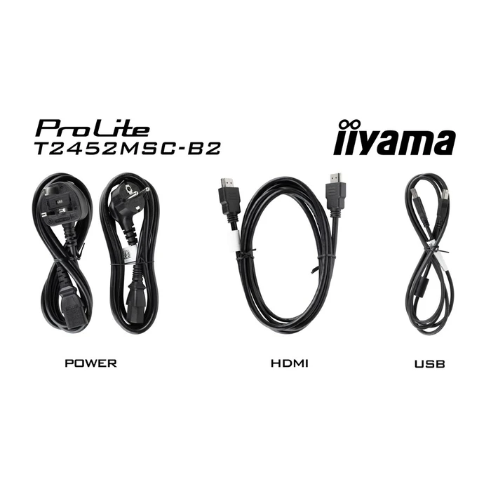 Iiyama T2452MSC-B2 24" IPS Αφής Οθόνη FHD 1920x1080 - 5ms GTG, 120Hz