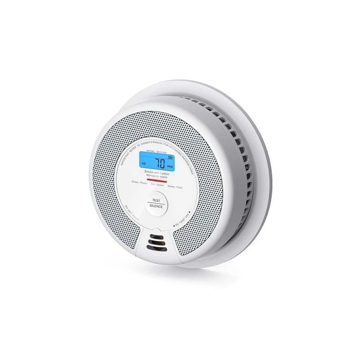 X-Sense SC07-MR Combined Smoke & Carbon Monoxide (CO) Alarm Detector with LCD