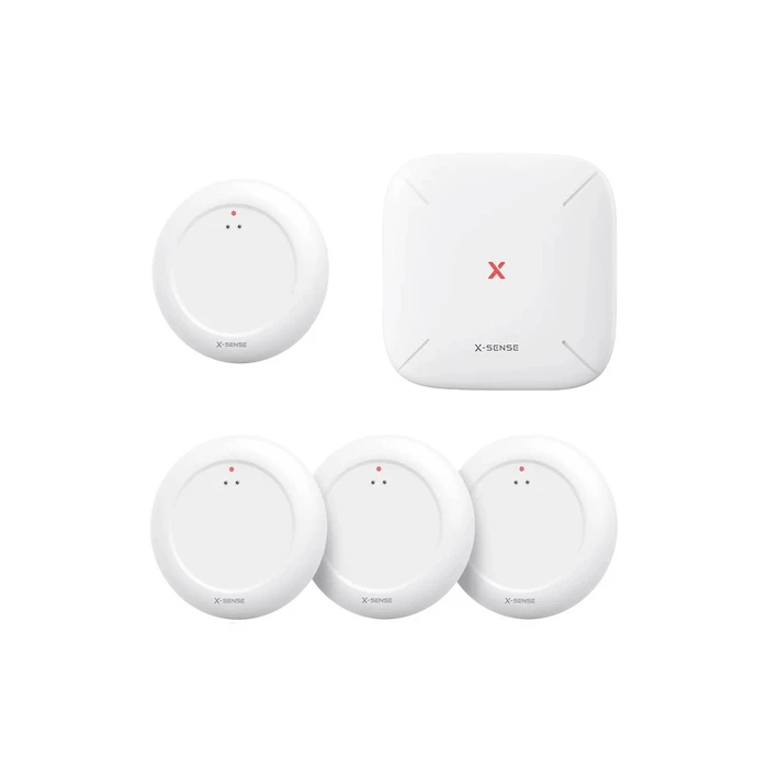 X-Sense Σετ Ανιχνευτών Διαρροής Νερού SWS0A41 (4 αισθητήρες + βάση SBS50)
