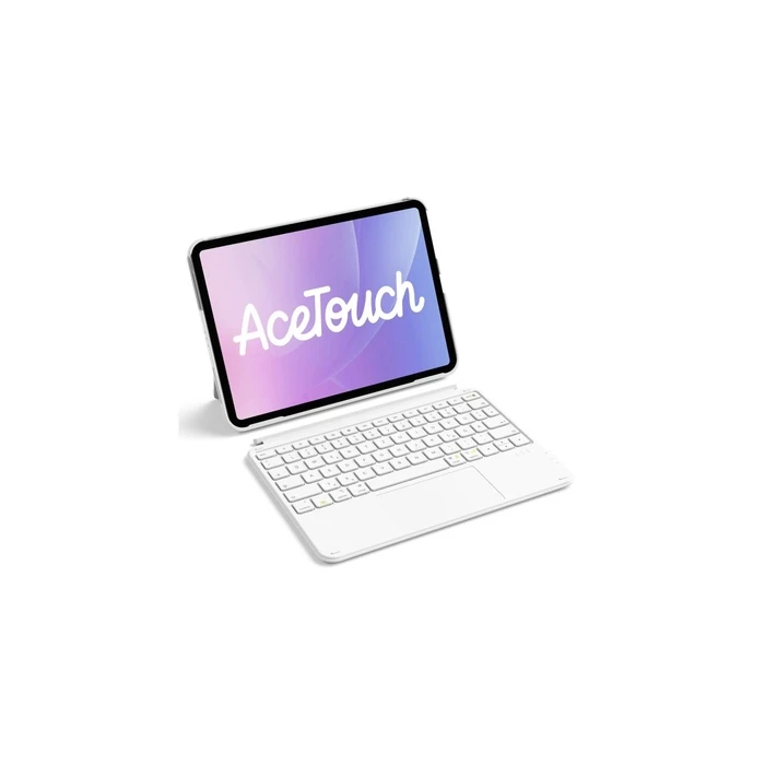 inateck Ace Touch πληκτρολόγιο με θήκη για iPad 11"/10,9" QWERTZ RGB λευκό