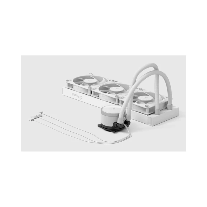 Fractal Design Υδρόψυξη AIO CPU με 3 Ανεμιστήρες 120mm και RGB Φωτισμό Λευκή