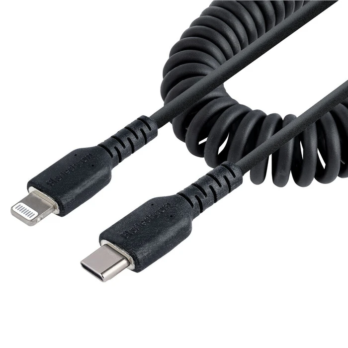 Καλώδιο USB σε Lightning Startech RUSB2CLT1MBC Μαύρο 1 m