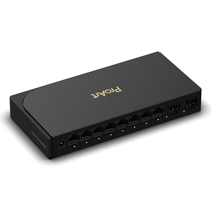 ASUS ProArt PQG-U1080 Switch with 8 Gigabit (1Gbps) Ethernet Ports and 2 SFP Ports