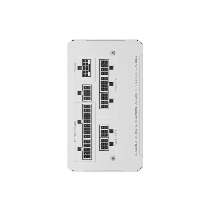 CORSAIR RM1000e White (3rd Gen) ATX 3.1 1000W Πλήρως μονταρισμένο τροφοδοτικό (Λευκό) - Corsair