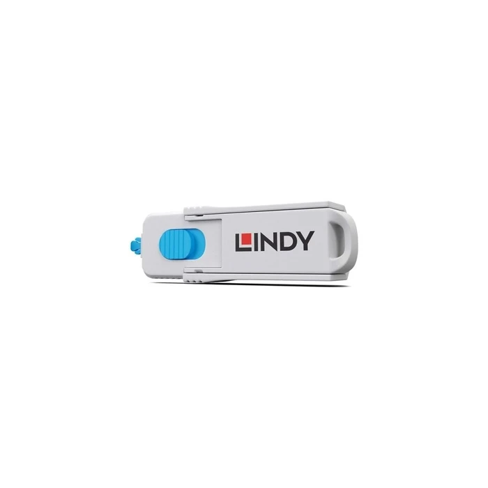 Lindy Port Blocker HDMI 1 Key + 4 x Blocks Blue