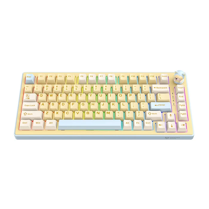 ONIKUMA MT707 82 Πλήκτρων Μηχανικό Gaming Πληκτρολόγιο (Κίτρινο)