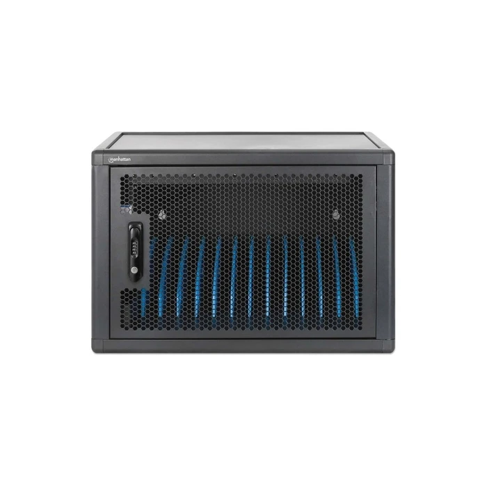 Manhattan Επιτοίχια Καμπίνα Rack 39.5x29cm Γκρι (12 θύρες USB-C, 65W/θύρα)
